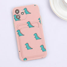 Load image into Gallery viewer, Fashionable Anti-Scratch Soft Lining Protective Case For iPhone Cases Card Holder Cute Flower Heart Phone Case For iPhone 12 13 Mini Pro Beautiful Design Soft Iphone Case