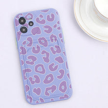 Load image into Gallery viewer, Fashionable Anti-Scratch Soft Lining Protective Case For iPhone Cases Card Holder Cute Flower Heart Phone Case For iPhone 12 13 Mini Pro Beautiful Design Soft Iphone Case