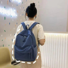 Load image into Gallery viewer, Fashionable Backpack And School Bag For Teenager Girls Stylish Anti Theft Laptop Shoulder Bags Solid Color Travel Backpack