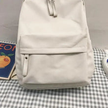 Load image into Gallery viewer, Fashionable Backpack And School Bag For Teenager Girls Stylish Anti Theft Laptop Shoulder Bags Solid Color Travel Backpack