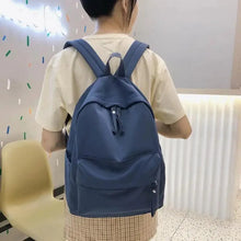 Load image into Gallery viewer, Fashionable Backpack And School Bag For Teenager Girls Stylish Anti Theft Laptop Shoulder Bags Solid Color Travel Backpack