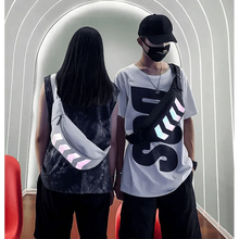 Load image into Gallery viewer, Fashionable Flash Reflective Chest Bag Iridescent Belt Bum Bag For Travel Festival Sports Unisex Waist Bags