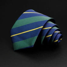 Load image into Gallery viewer, Fashionable Men Office Elegant Necktie Daily Wear Wedding Necktie Party Men Striped Formal Design Neckties Classic Plaid Necktie Stripe Ties Pattern Business Formal Tie