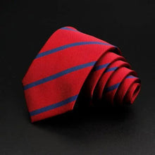 Load image into Gallery viewer, Fashionable Men Office Elegant Necktie Daily Wear Wedding Necktie Party Men Striped Formal Design Neckties Classic Plaid Necktie Stripe Ties Pattern Business Formal Tie