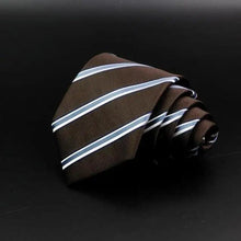 Load image into Gallery viewer, Fashionable Men Office Elegant Necktie Daily Wear Wedding Necktie Party Men Striped Formal Design Neckties Classic Plaid Necktie Stripe Ties Pattern Business Formal Tie