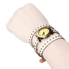 Load image into Gallery viewer, Fashionable River Leather Belt Retro Watch