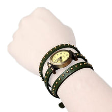 Load image into Gallery viewer, Fashionable River Leather Belt Retro Watch