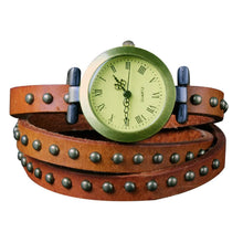 Load image into Gallery viewer, Fashionable River Leather Belt Retro Watch