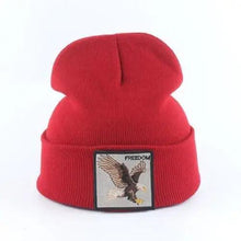 Load image into Gallery viewer, Fashionable Warm Animal Theme Wolf Knitted Unisex Beanies For Women Soft And Comfortable Beanies For Winter And Autumn