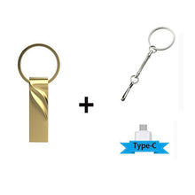 Load image into Gallery viewer, Fast Pen Drive 128GB Flash USB Flash Drive Metal Waterproof USB Drive Memory 8GB Metal Pen Drive 16GB 32GB Key USB Flash Drives 64GB Stick Pen