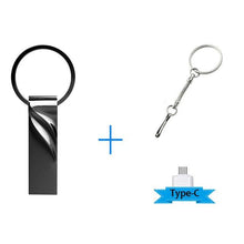 Load image into Gallery viewer, Fast Pen Drive 128GB Flash USB Flash Drive Metal Waterproof USB Drive Memory 8GB Metal Pen Drive 16GB 32GB Key USB Flash Drives 64GB Stick Pen