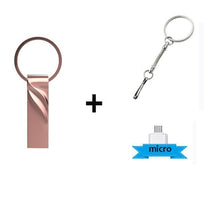 Load image into Gallery viewer, Fast Pen Drive 128GB Flash USB Flash Drive Metal Waterproof USB Drive Memory 8GB Metal Pen Drive 16GB 32GB Key USB Flash Drives 64GB Stick Pen