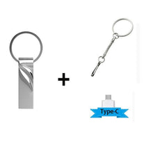 Load image into Gallery viewer, Fast Pen Drive 128GB Flash USB Flash Drive Metal Waterproof USB Drive Memory 8GB Metal Pen Drive 16GB 32GB Key USB Flash Drives 64GB Stick Pen