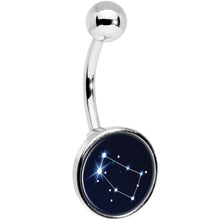 Load image into Gallery viewer, Zodiac Constellation Gemini Belly Ring