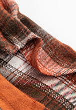Load image into Gallery viewer, Plaid Button Up Long Sleeve Jacket Classic & Timeless Lightwear Outerwear For women and Girls