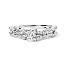Load image into Gallery viewer, 14K White Gold 5/8 Cttw Diamond Split Shank Engagement Ring (G-H Color, VS2-SI1 Clarity) - Size 7