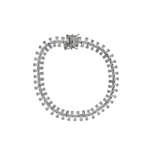 Load image into Gallery viewer, Cubic Zirconium Tennis Bracelet Sterling Silver