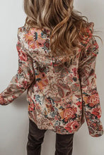 Load image into Gallery viewer, Vintage Autumn Printed Long Sleeve Hooded Jacket Lightweight & Stylish Casual Outerwear