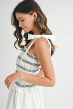 Load image into Gallery viewer, Smocked Bodice Bubble Midi Dress For Women – Stylish Smocked Bodice, Playful Bubble Skirt, Trendy Midi Dress, Chic Casual Look for Summer Outings