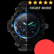 Load image into Gallery viewer, New Luxury Sport Watch With Dual Display LED Digital Analog Electronic Quartz Display and Waterproof 30M protection