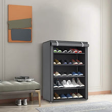 Load image into Gallery viewer, 10-Layer 9 Grid Shoe Rack Shelf Storage Closet Organizer