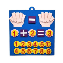 Load image into Gallery viewer, Felt Board Finger Numbers Counting Toy