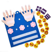 Load image into Gallery viewer, Felt Board Finger Numbers Counting Toy