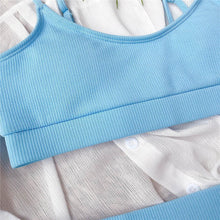 Load image into Gallery viewer, Female High Waist Swimsuit Bikini Sports Swimsuits For Women Two Piece Crop Top Bikini Set High Waist High Cut Bathing Suits Women Swimwear Two-piece Bikini Set Bathing Suit Swimwear