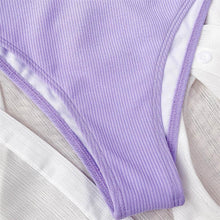 Load image into Gallery viewer, Female High Waist Swimsuit Bikini Sports Swimsuits For Women Two Piece Crop Top Bikini Set High Waist High Cut Bathing Suits Women Swimwear Two-piece Bikini Set Bathing Suit Swimwear