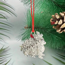 Load image into Gallery viewer, Festive Christmas Tree Pendant - Metal Hanging Ornament for Scene Decor