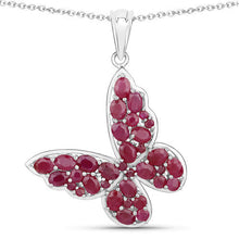 Load image into Gallery viewer, 4.72 Carat Genuine Ruby .925 Sterling Silver Pendant
