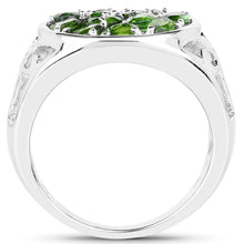 Load image into Gallery viewer, 2.21 Carat Genuine Chrome Diopside .925 Sterling Silver Ring