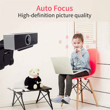 Load image into Gallery viewer, FHD 1080P Webcam USB Auto Focus with Microphone