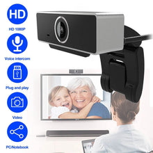 Load image into Gallery viewer, FHD 1080P Webcam USB Auto Focus with Microphone