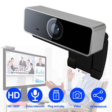 Load image into Gallery viewer, FHD 1080P Webcam USB Auto Focus with Microphone