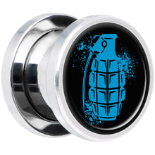Load image into Gallery viewer, Blue Grenade Steel Screw Fit Plug Set 00G