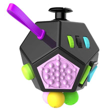 Load image into Gallery viewer, Fidget Dodecagon –12-Side Fidget Cube Relieves Stress and Anxiety Anti Depression Cube