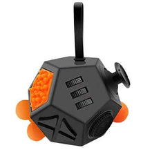 Load image into Gallery viewer, Fidget Dodecagon –12-Side Fidget Cube Relieves Stress and Anxiety Anti Depression Cube
