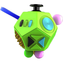 Load image into Gallery viewer, Fidget Dodecagon –12-Side Fidget Cube Relieves Stress and Anxiety Anti Depression Cube