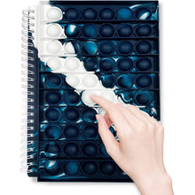 Load image into Gallery viewer, Fidget Spiral Notebook Push Pop Bubble Fidget Sensory Toy