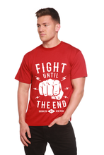 Load image into Gallery viewer, Fight Until Men's Bamboo Viscose/Organic Cotton Short Sleeve Graphic T-Shirt