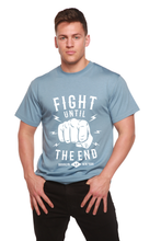 Load image into Gallery viewer, Fight Until Men's Bamboo Viscose/Organic Cotton Short Sleeve Graphic T-Shirt