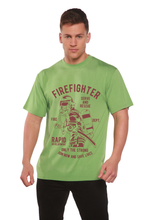 Load image into Gallery viewer, Firefighter Dept Men's Bamboo Viscose/Organic Cotton Short Sleeve Graphic T-Shirt
