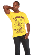Load image into Gallery viewer, Firefighter Dept Men's Bamboo Viscose/Organic Cotton Short Sleeve Graphic T-Shirt