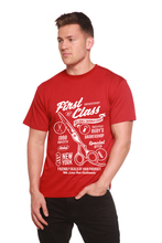 Load image into Gallery viewer, First Class Barber Men's Bamboo Viscose/Organic Cotton Short Sleeve Graphic T-Shirt