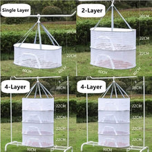 Load image into Gallery viewer, Fishing Net Hanging Dryer Bag Mesh Clothes Drying Basket Rack