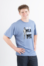 Load image into Gallery viewer, Fit is not a destination Men's Bamboo Viscose/Organic Cotton Short Sleeve Graphic T-Shirt