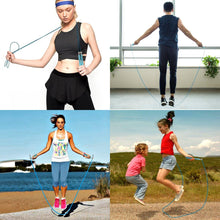 Load image into Gallery viewer, Fitness Jump Rope Exercise Light Bearing Skipping Ropes Metal Speed Gym Training Equipment Mens Speed Jumping Rope For Training Fitness Exercise Adjustable Adults Workout Skipping Rope For Men And Women