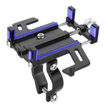 Load image into Gallery viewer, Five-Jaw Mobile Phone Holder Motorcycle Navigation Support Smartphone Bracket