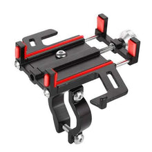 Load image into Gallery viewer, Five-Jaw Mobile Phone Holder Motorcycle Navigation Support Smartphone Bracket